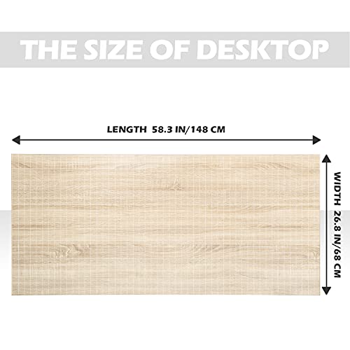 TOPSKY One-Piece Table Top for Electric Standing Desk Adjustable Desk (Espresso Gray, 54"x23.4"x1.2")