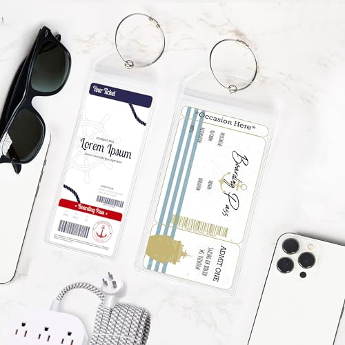 Luggage Tags for Cruise Ship Essentials for NCL, Princess, Carnival, Royal Caribbean and Celebrity Cruise Necessities by SEAVILIA