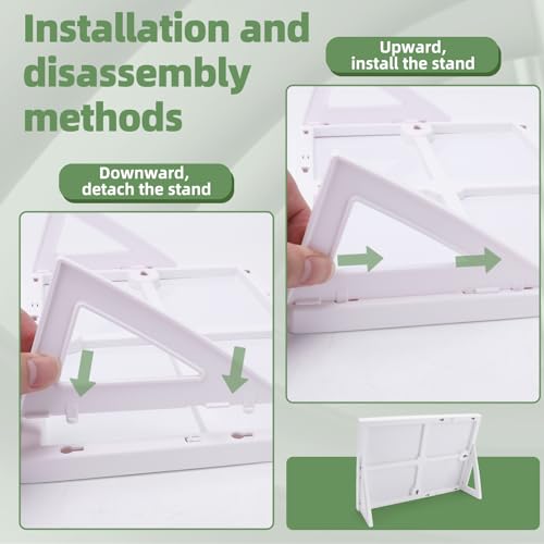 Dry Erase Board, Small Whiteboard with Stand, A4 Size 11.7 x 8.3 Inches with Two Dry Erase Markers