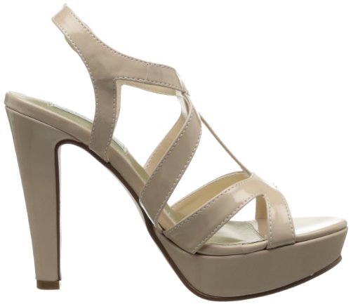 Touch Ups Women's Queenie Synthetic Platform Sandal,Nude Patent,11 M US