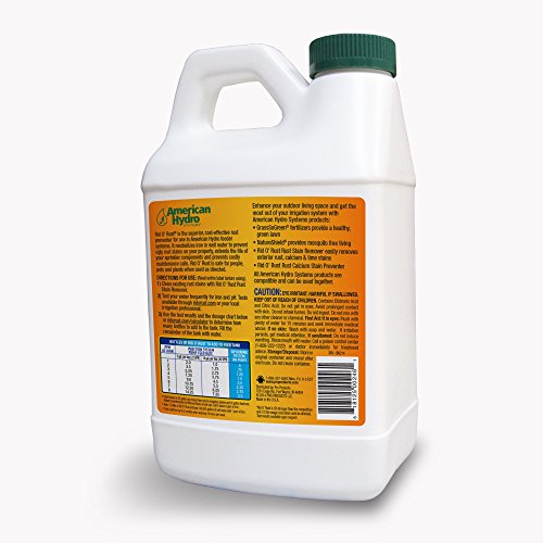 American Hydro Systems RR1 Rid O' Rust 2X Concentration Stain Preventer, 2 Pack, 1/2 Gallon Bottle, 2 Pack, 2 Count