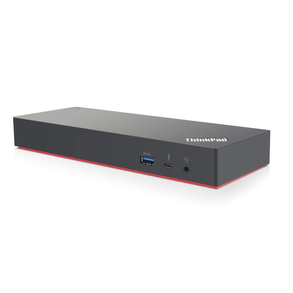 Lenovo [OB] USA ThinkPad Thunderbolt 3 Dock Gen 2 135W (40AN0135US) Dual UHD 4K Display Capability, 2 HDMI, 2 DP, USB-C, USB 3.1, Black