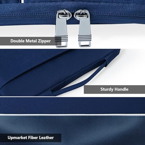 Laviitp Sleeve Bag for iPad Pro 13 inch M4 & Air M2 2024, iPad Pro 12.9 inch 2022-2018, for Surface Pro 9 8, for Galaxy Tab S9+/ S8+/FE 12.4, Waterproof Slim Case with Pocket for Tablet Work, Blue