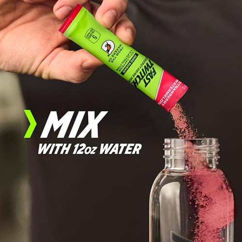 Fast Twitch Energy Drink Mix from Gatorade Powder Sticks, Cool Blue, 0.08oz Packets, 10 Pack, Zero Sugar, Caffeine, Electrolytes