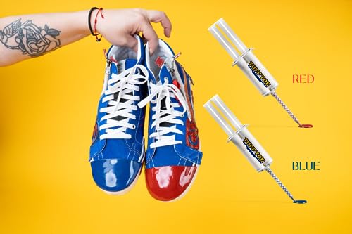 Tuff Toe Baseball and Softball Cleat Guards - Liquid Shoe Repair and Protection (RED, 2 Pack)