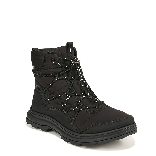 Ryka Womens Brae Water-Repellent Winter Snow Boot Black 9 M