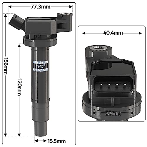 1PZ UF2-O67 Set of 6 Ignition Coil Pack Replacement for Toyota Avalon Camry Highlander Sienna Solara Lexus ES300 RX300 V6 3.0L 3.3L C1175 UF267