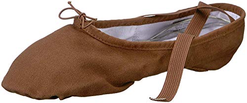 Bloch Women's Dance Men's Pump Split Sole Canvas Ballet Slipper/Shoe, Light Sand, 9