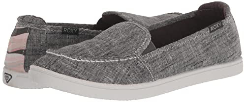 Roxy Women's Minnow VII Loafer Flat, Black Wash Core, 11