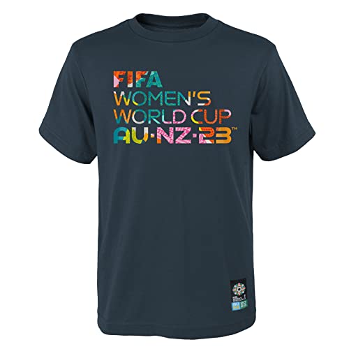 Outerstuff Youth & Kids FIFA World Cup Wordmark Short Sleeve Tee, Multicolor, Kids Medium-5/6