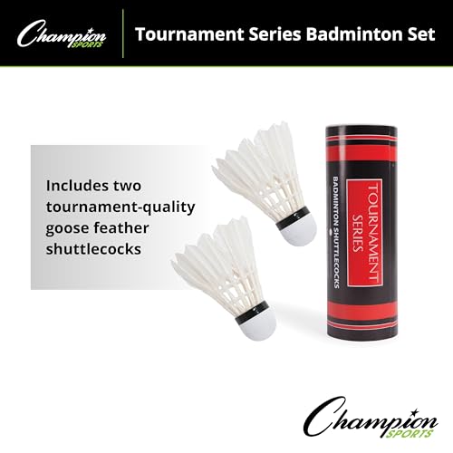 Champion Sports Backyard & Beach Volleyball: Outdoor Sports Equipment Portable Game Set with Ball and Net for Girls, Boys, Women, Men, Clubs & Schools