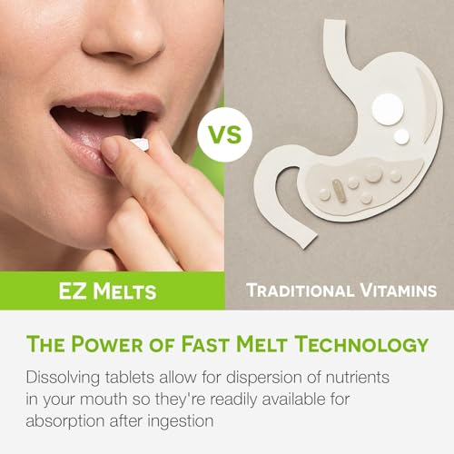 EZ Melts Dissolvable Vitamin D3 5,000 IU, Sugar-Free, 3-Month Supply