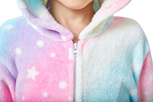 HQFURS Kids Unisex Unicorn Costume Animal Onesie Pajamas Halloween Christmas Gifts 4t