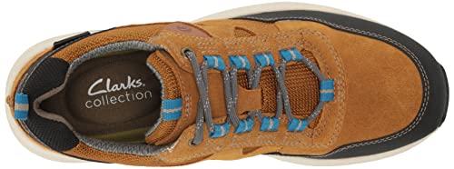 Clarks Men's Wellmantrailap Oxford, Ochre Leather, 7