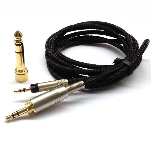 NewFantasia Replacement Audio Upgrade Cable Compatible with Sennheiser HD598, HD598Cs, HD560s, HD598SE, HD620S, HD400PRO, HD599, HD569, HD579 Headphones 1.2m/4feet