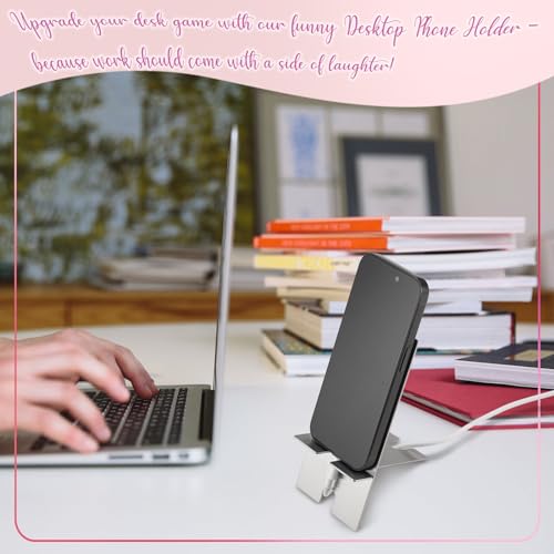 YODOCAMP Funny Phone Holder for Desk Stand, Metal Cell Phone Stand Gifts for Women Men Boss Coworker Employees Friends, Cute Desktop Mobile Phone Stand for Desk Office, Let's Circle Back On This