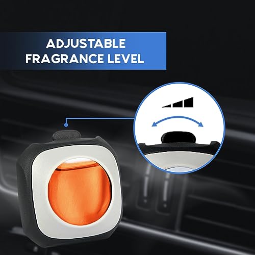 Air Jungles Sweet Popcorn Scent Car Air Freshener Clip, 6 Vent Clips, 4ml Each, Long Lasting Air Freshener, Up to 180 Days Car Refresher Odor Eliminator