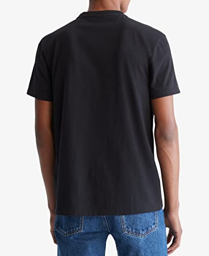 Calvin Klein Men's Smooth Cotton Solid V-Neck T-Shirt