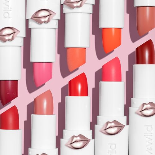 wet n wild Mega Last High-Shine Lipstick Lip Color, Infused with Seed Oils For a Nourishing High-Shine, Buildable & Blendable Creamy Color, Cruelty-Free & Vegan - Rosé And Slay