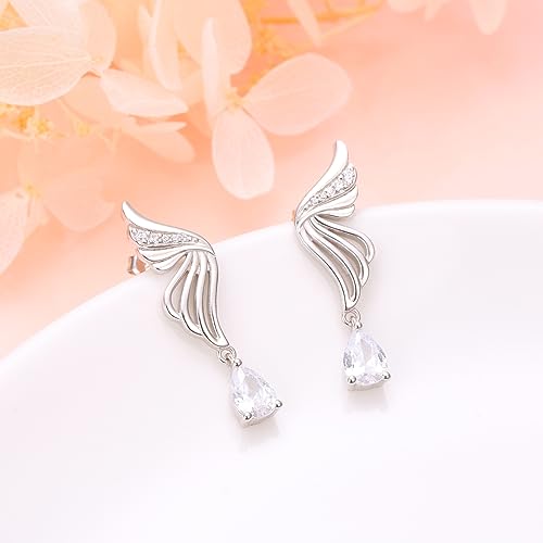 Cat Stud Earrings for Women Sterling Silver Mini Cute Pet Cats Love Heart Earrings Jewelry Studs