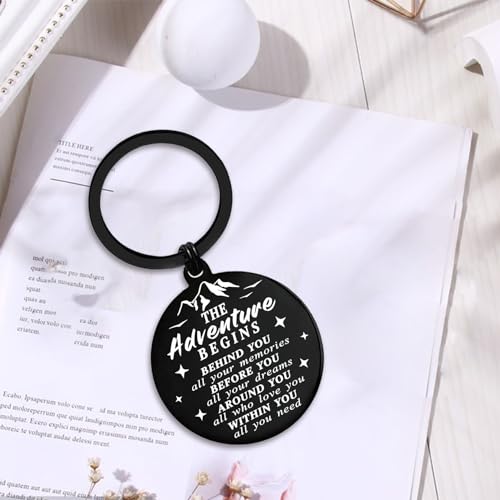 ENGZHI College Graduation Gifts for Him Her, University Graduation Gifts for Men Women, Cute 2024 Grad Keychain