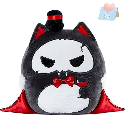 Athoinsu Halloween 2023 Jack Skellington Soft Plush Pillow Stuffed Animal for Kids Nightmare Before Christmas Halloween Party Decorations Gifts for Toddler Kids, 12"