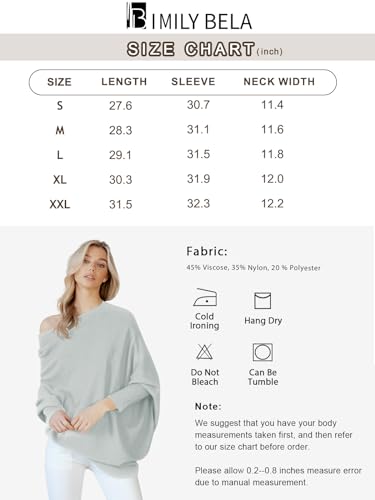 Imily Bela Batwing Boat Neck Sweaters for Women 2024 Spring Long Sleeve Soft Knit Loose Baggy Pullover Jumper Top White