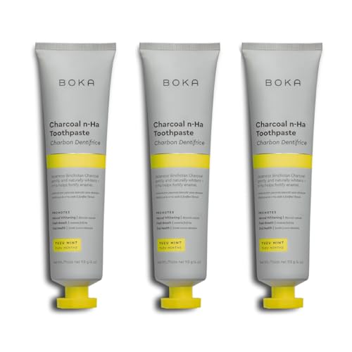 Boka Fluoride Free Toothpaste- Nano Hydroxyapatite, Remineralizing, Sensitive Teeth, Whitening- Dentist Recommended for Adult, Kids Oral Care- Orange Cream Flavor, 4oz 1Pk - US Manufactured