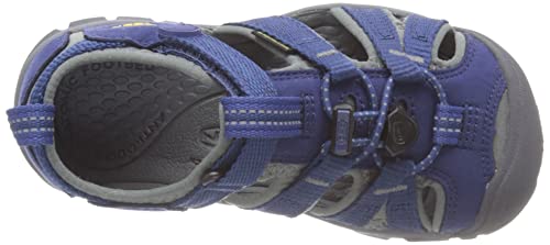 KEEN Big Kid's Seacamp 2 CNX Closed Toe Sandal, Vivid Blue/Original Tie Dye, 5 BK (Big Kid's) US