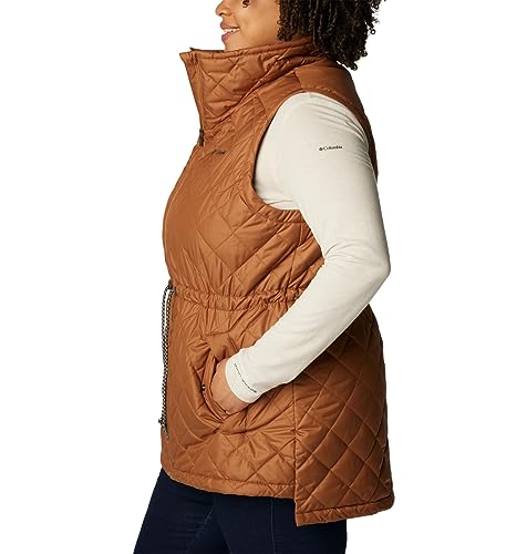 Columbia Women's Copper Crest Mid Vest, Camel Brown, Small