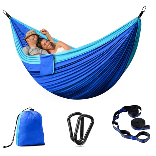 PHYSEN Camping Hammock - Hammock - Camping Gear - 2 Person Hammock - Backpacking Tree Hammock - Double Hammock Camping - Hiking Gear - Portable Hammock for Camping - Travel Hammock - Outdoor