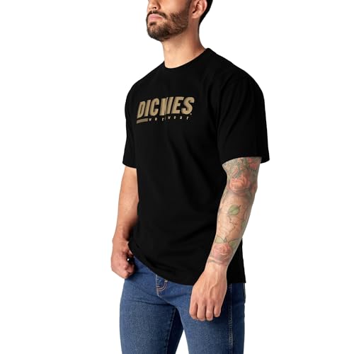 Dickies Men's Short Sleeve Workwear Graphic T-Shirt Black