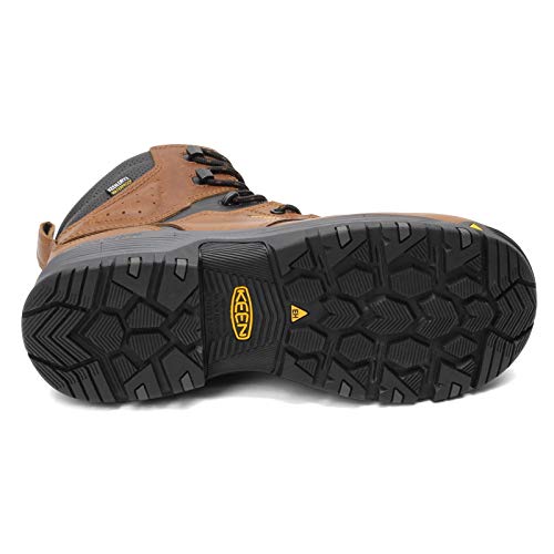 KEEN Utility Mt. Vernon, Men's, Black, Steel Toe, EH, WP, 6 Inch Boot (9.0 D)
