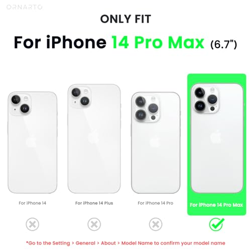 ORNARTO Compatible with iPhone 14 Pro Max Case 6.7, Slim Liquid Silicone 3 Layers Full Covered Soft Gel Rubber Phone Case Protective Cover with Microfiber Lining 6.7 inch-Matcha