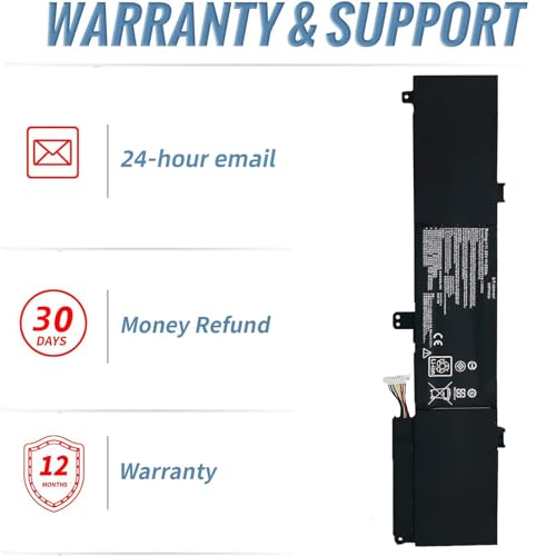 JGTM A1706 A1819 Laptop Battery Replacement for MacBook Pro 13 inch Touch Bar Late 2016 Mid 2017 EMC 3071 3163 MLH12LL/A MPXV2LL/A MLVP2LL/A MNQF2LL/A MNQG2LL/A 11.41V/49.2Wh