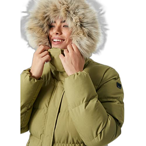 Helly Hansen Women's Standard Blossom Puffy Parka Jacket, 444 Sage, X-Small