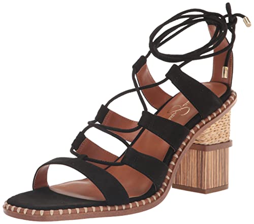 Jessica Simpson Women's Lonor High Heel Sandal Heeled, Tobacco, 10
