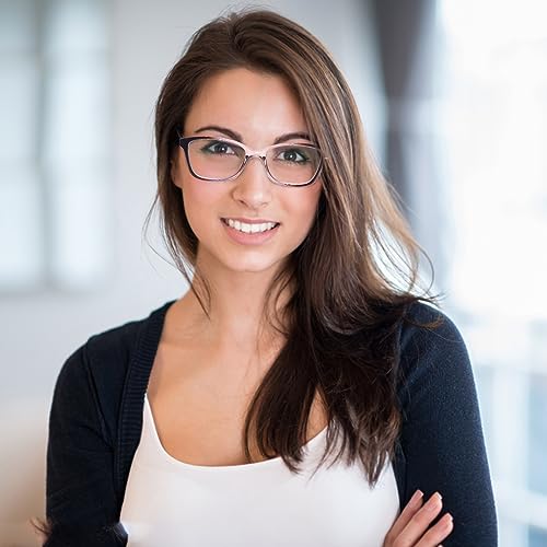 STASTEND 4 Pack Progressive Multifocus Reading Glasses for Women Men Spring Hinge Blue Light Blocking Readers (MIX, 1.75, x)