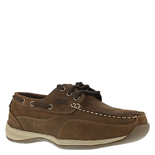 Rockport Mens Rk6736-m Sailing Club 3 Eye Tie Boat Shoe Work & Safety, Sailing Tan, 7 Wide US