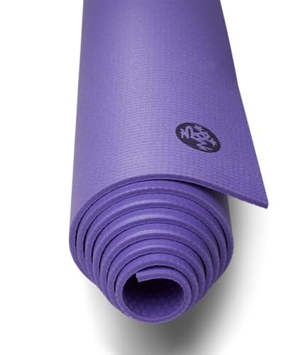 Manduka PRO Lite Yoga Mat - Lightweight For Women and Men, Non Slip, Cushion for Joint Support and Stability, 4.7mm Thick, 71 Inch (180cm), Passion Berry