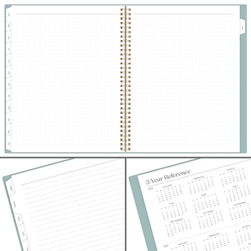 Cambridge Planner 2024-2025 Academic, Weekly & Monthly, 8-1/2" x 11", Large, WorkStyle Classic, Mellow Frost (1606-905A-46)