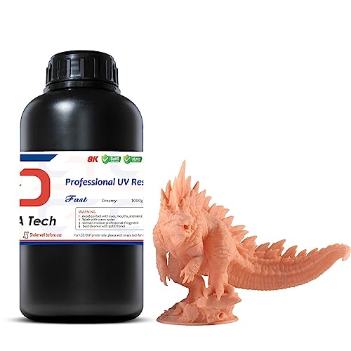 Siraya Tech Fast ABS-Like 3D Printer Resin, Tough Grey, Enhanced Durability for 3D Printing, High Impact Resistance, Smooth Finish, Ideal for 4K/8K/12K LCD DLP SLA 3D Printer - 1kg