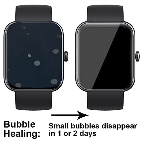 smaate Compatible with OYV TGW008 1.28”, Soft Smart Watch Screen Protector, TPU, 6-pack, Full Coverage, Bubble Self-healin