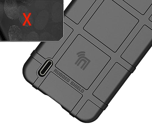 Nakedcellphone Case for Nokia C110 Phone, Special Ops Tactical Armor Rugged Shield Protective Cover [Anti-Fingerprint, Matte Grip Texture] - Black