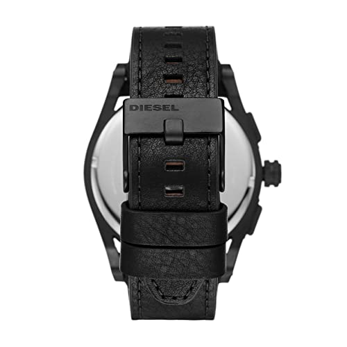 Diesel Men's 48mm Timeframe Quartz Stainless Steel and Silicone Chronograph Watch, Color: Gold, Black (Model: DZ4546)