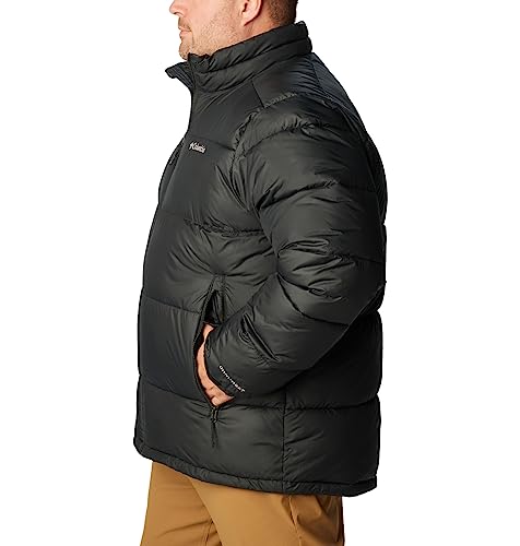 Columbia Men's Pike Lake II Jacket, Black, 4X Big