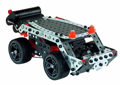 MECCANO Erector Super Construction 25-in-1 Motorized Building Set, Steam Education Toy, 638 Parts, for Ages 10+