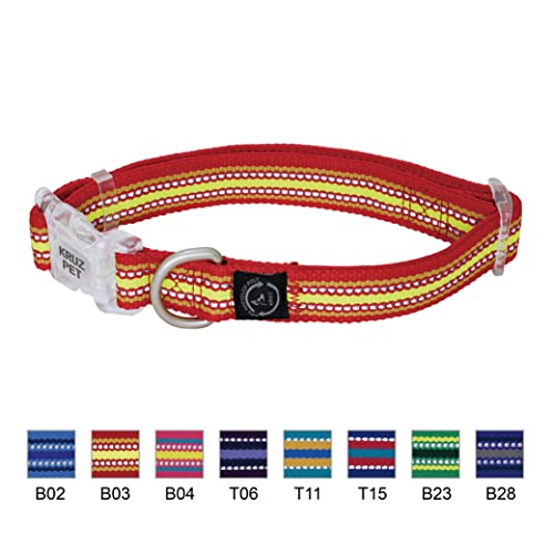 KRUZ PET Reflective Ultra Soft Neoprene Padded Collar