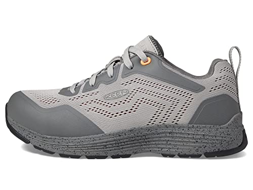 KEEN Utility Sparta 2, Women's, Steel Grey/Black, Aluminum Toe, SD, Low Athletic, Work Shoe (7.5 W)