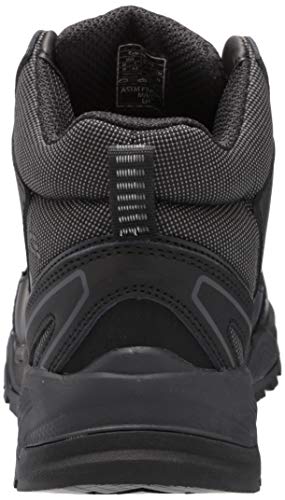 Shoes for Crews Defender Mid, Men's, Women's, Unisex Soft Toe (ST) Work Shoes, Slip Resistant, Water Resistant, Black, Men's 10 / Women's 11.5